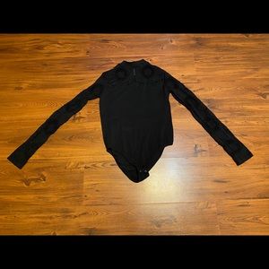 - Brand new! High neck long sleeve bodysuit